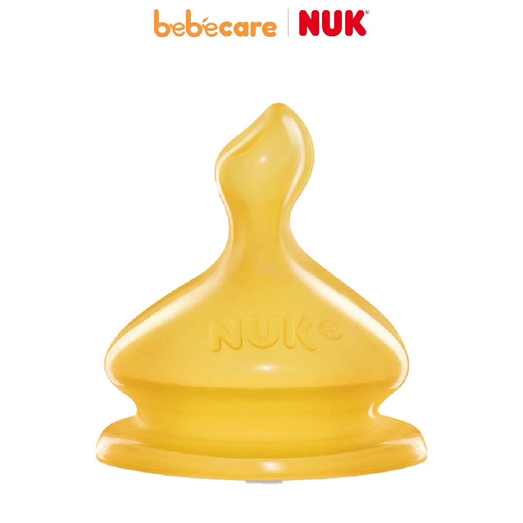 NUK 2 (1080)-Bộ 2 Núm Ti NUK Premium Choice+ Cao Su S2 - M